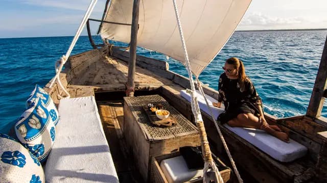 A family enjoying safari